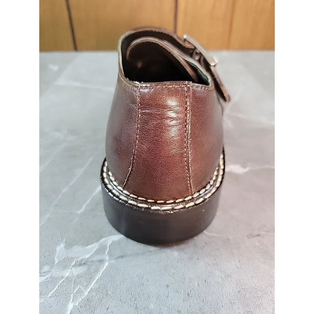 Donald J Pliner Kenzie Monk‎ Strap Buckle Mens Size 8 M I20
